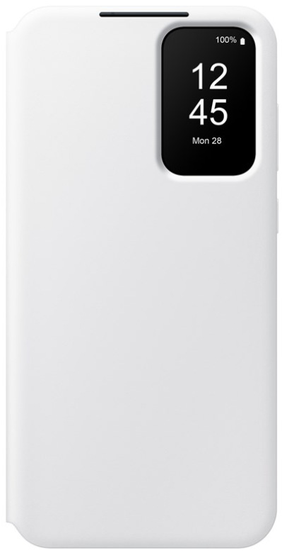 Pouzdro na mobil flipové Samsung Smart View na Samsung Galaxy A55 - bílé