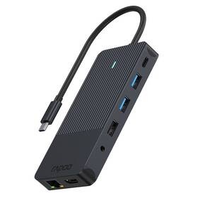 Dokovací stanice Rapoo 12-in-1 USB-C Multiport (UCM-2006) černá