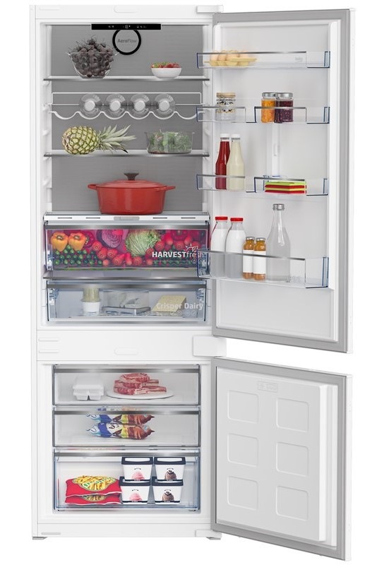 Chladnička kombinovaná Beko BCNE400E50SHN, NoFrost vestavná