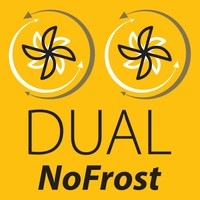 Dva nezávislé chladicí systémy Dual No Frost