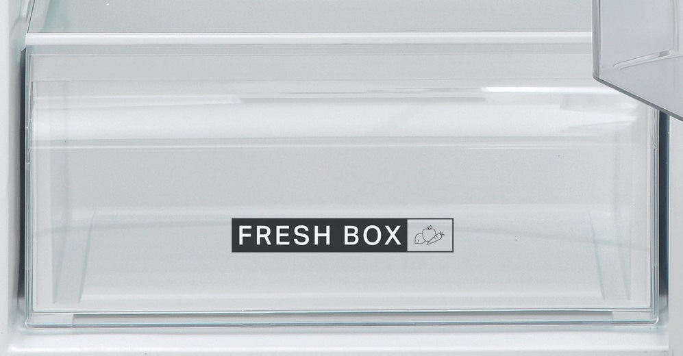 Chladnička 1dveřová Whirlpool W55VM 1120 W 2 WS, bílá, volně stojící, zásuvka Fresh Box