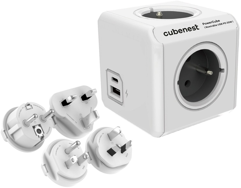Cubenest PowerCube Rewirable USB A+C PD 20 W