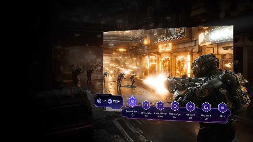 Hisense TV 55U7Q PRO, Game Bar