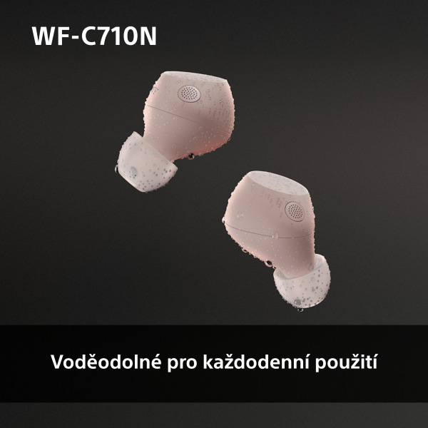 Sluchátka Sony WF-C710N Noise Cancelling - růžová