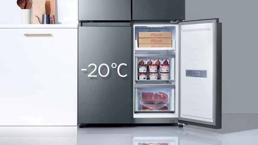 Chladnička americká TCL RC518CXD0, NoFrost, konvertibilní zóna