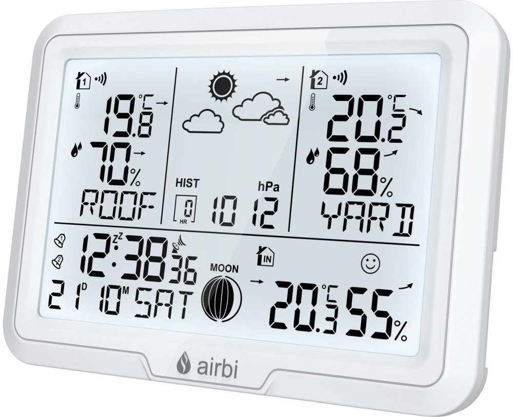 Meteostanice Airbi DUO, 2 čidla