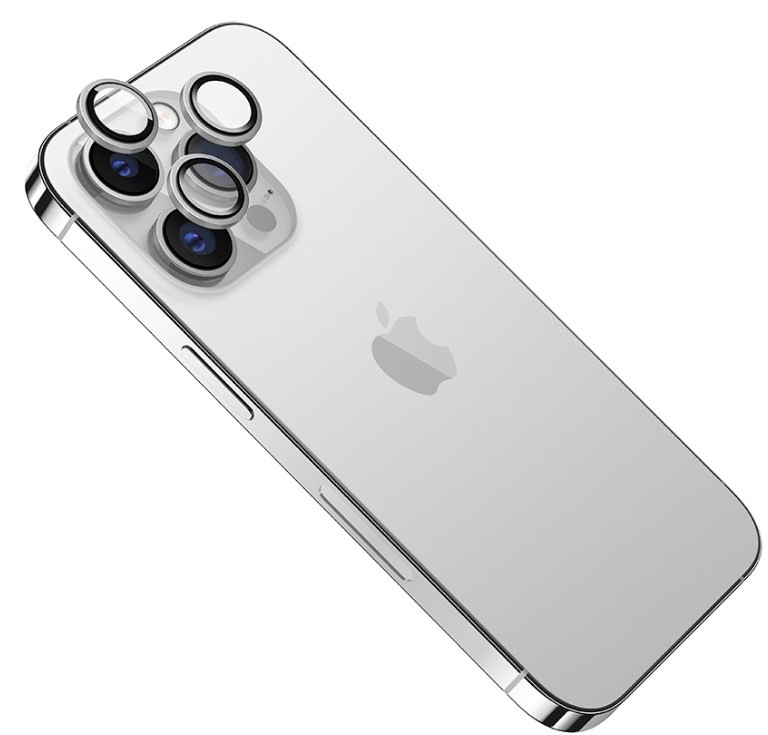 FIXED Camera Glass na Apple iPhone 14 Pro/14 Pro Max, stříbrná