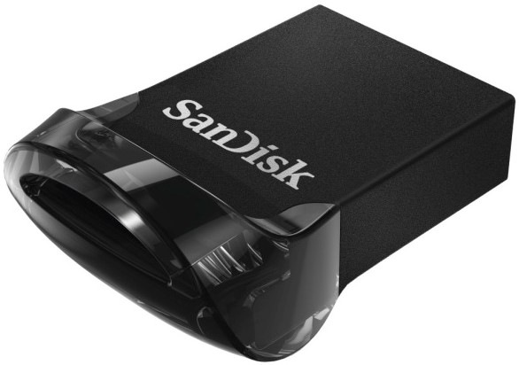 Sandisk Ultra Fit, 128 GB, USB 3.1, černá