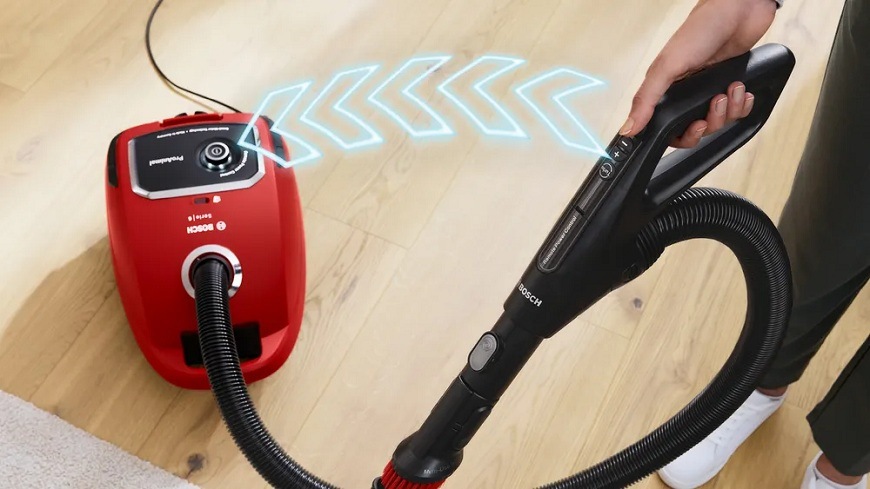 Bosch vysavač ovládání