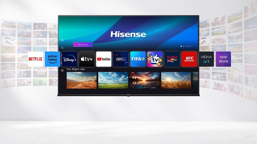 Televize Hisense 50E7NQ, operační systém VIDAA U