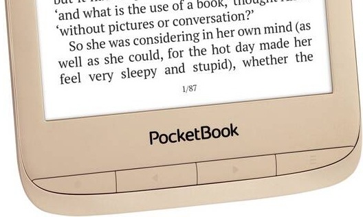 Pocket Book 627 Touch Lux 4, limitovaná edice s obalem, zlatá