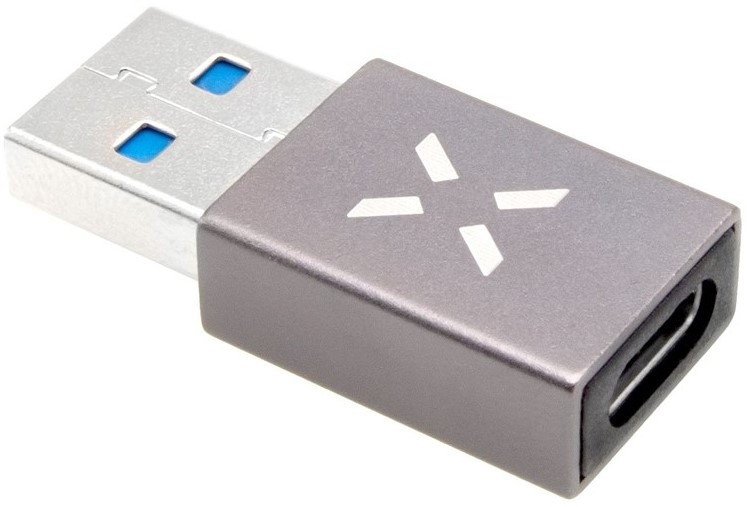 Redukce FIXED Link USB-C/USB-A - šedá