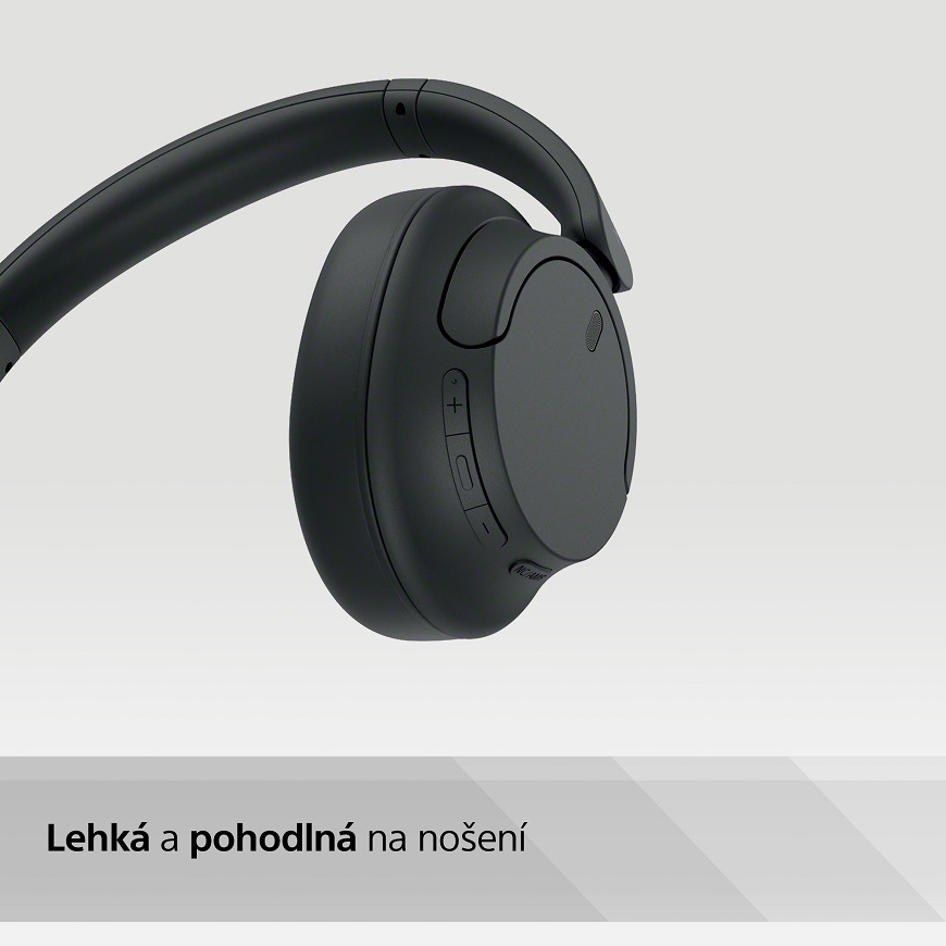 Sluchátka Sony WH-CH720N, černá, komfort při nošení