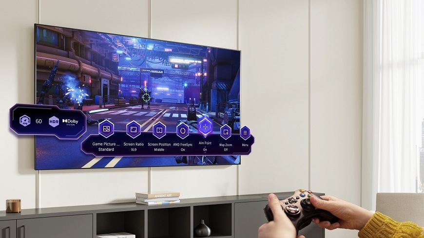Televize Hisense 75A7Q, Game Bar