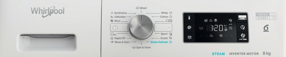 Pračka Whirlpool Fresh Care FFB 8469 WV EE, bílá