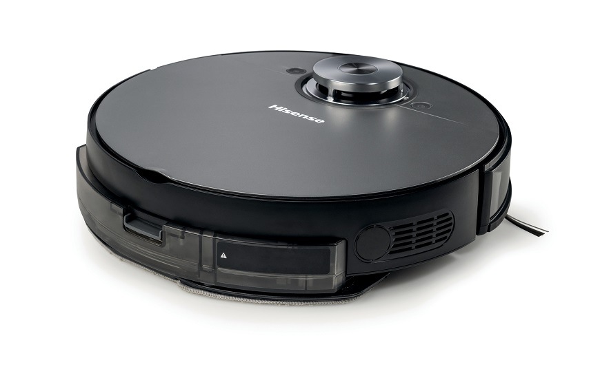 Robotický vysavač Hisense RVCLS144AB, černý,Nádržka na vodu s elektronickým ovládáním