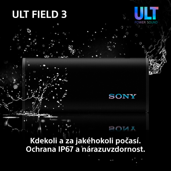 Přenosný reproduktor Sony ULT FIELD 3, bílý