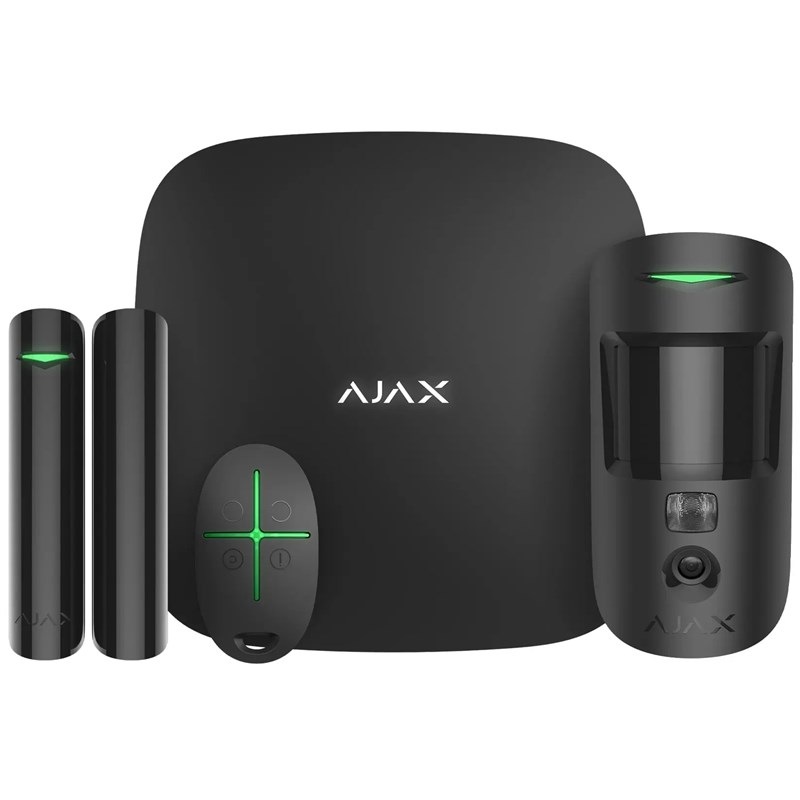 Kompletní sada AJAX StarterKit Cam Plus - černá