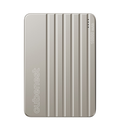 Powerbank CubeNest Slim MagSafe 10000 mAh - titanová
