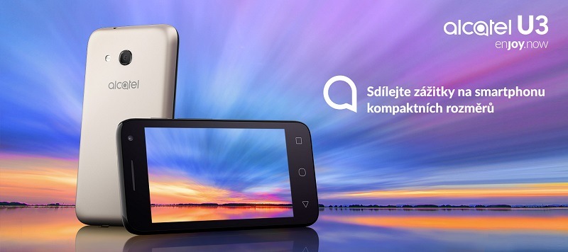 Alcatel U3 displej
