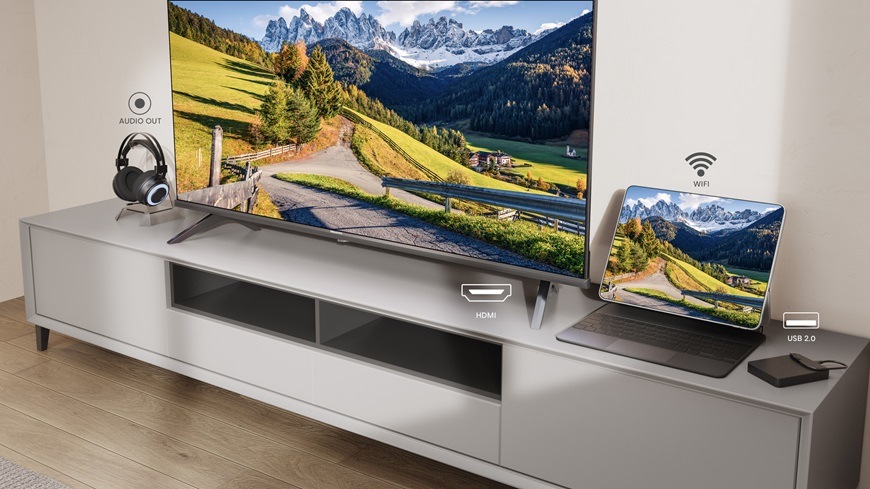Televize Hisense 40A4Q, Snadné připojení