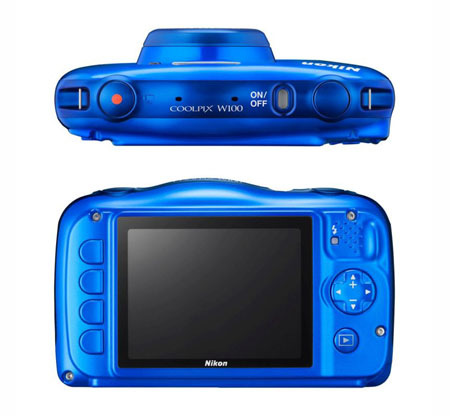 Nikon COOLPIX W100, modrá