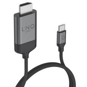 Kabel Linq byELEMENTS USB-C/HDMI 4K, 2m (LQ48017) černý