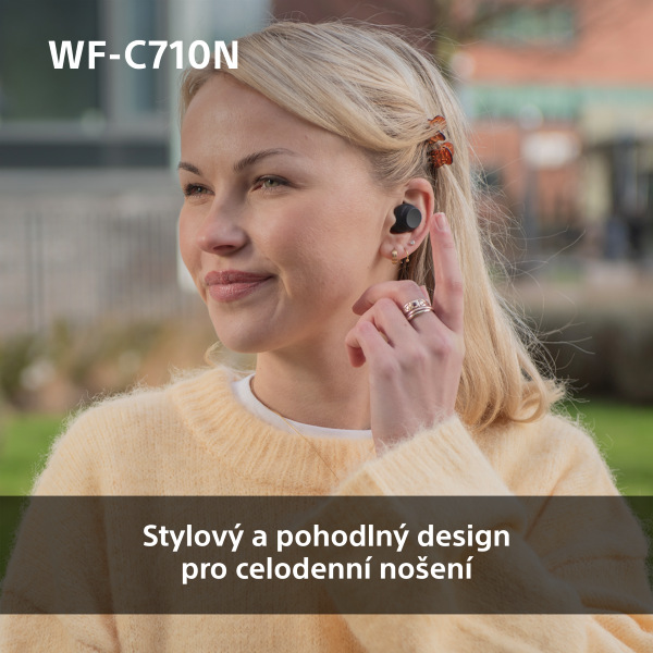Sluchátka Sony WF-C710N Noise Cancelling - černá