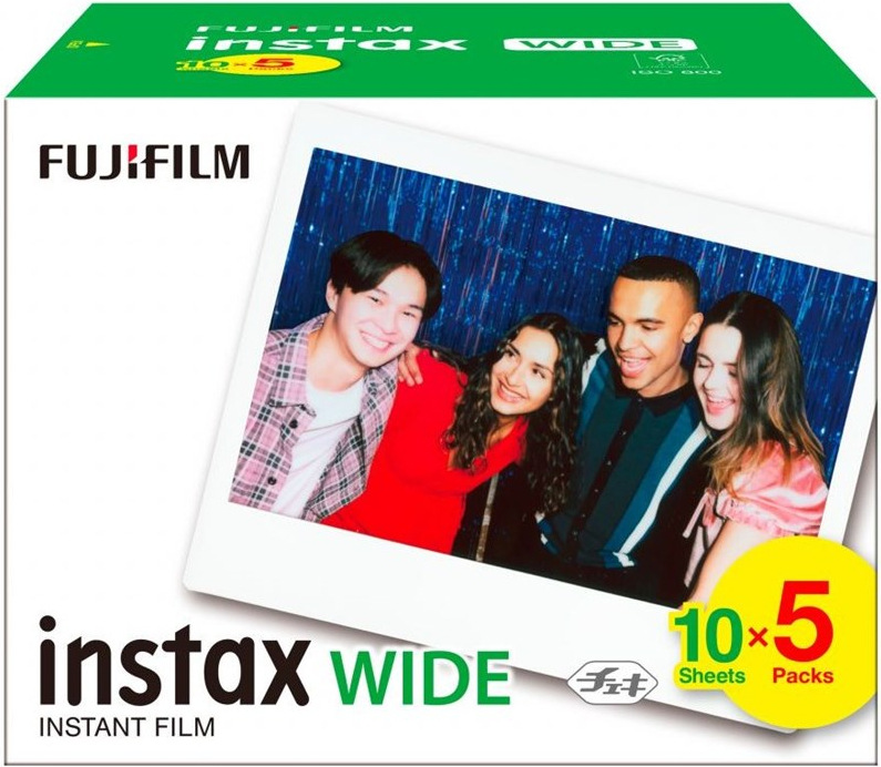 Instantní film Fujifilm Instax WIDE, 50 ks