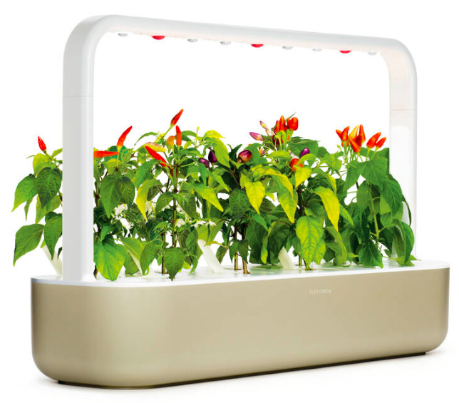 Chytrý květináč Click and Grow Smart Garden 9 - béžový