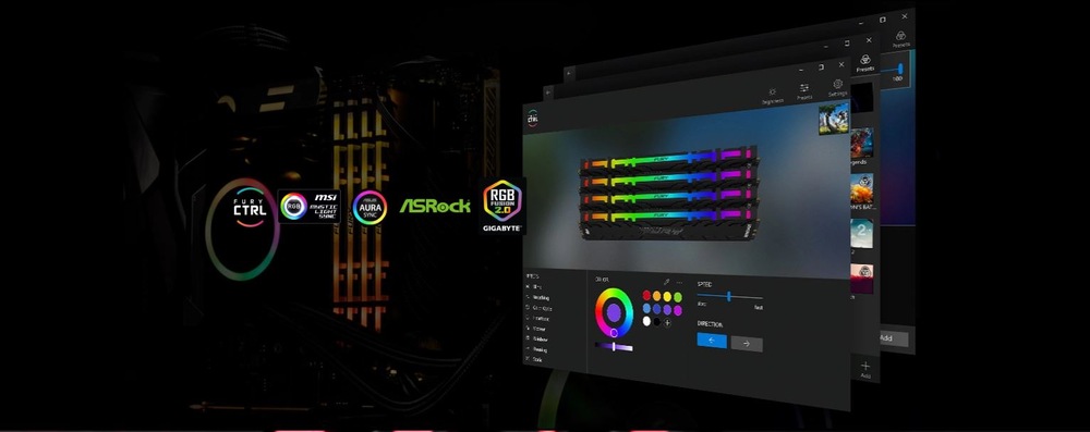 DIMM Kingston FURY Renegade RGB DDR4