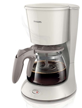 Philips Daily Collection se skleněnou konvicí, bílá 