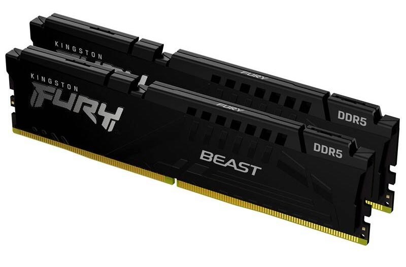 DIMM Kingston FURY Beast Black 64 GB (2× 32 GB) (KF560C40BBK2-32)