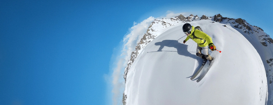 Insta360 X4 Snowboardový balíček, černá