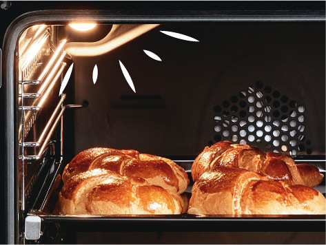 Trouba vestavná Beko BBIE123001XD, nerezová, halogenové osvětlení