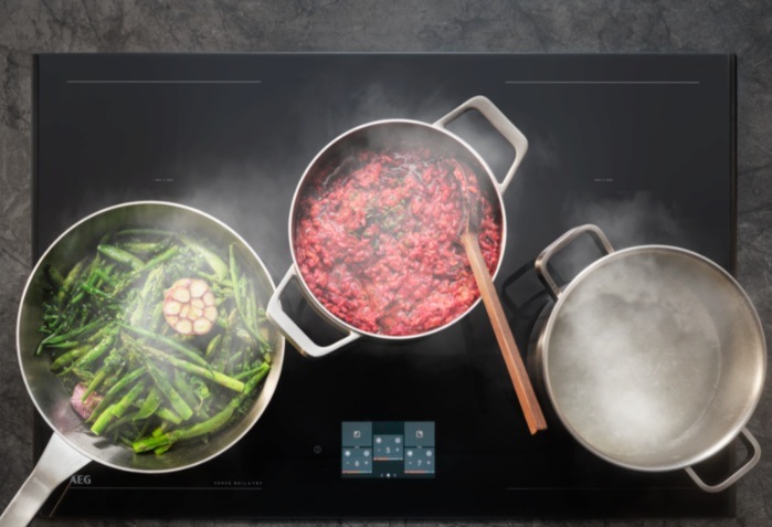 Komínový odsavač par AEG GB67D91HL Hob2Hood výkon