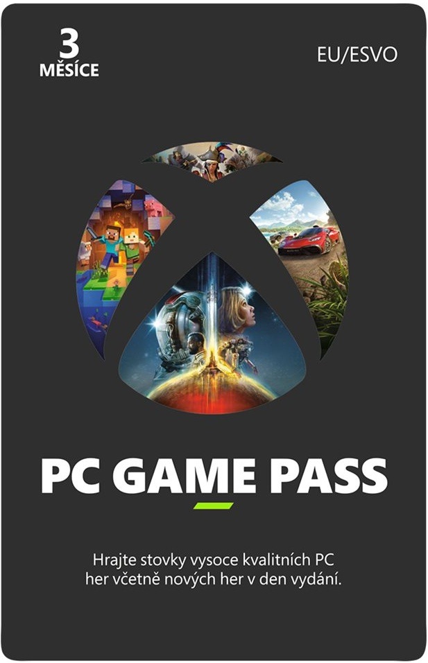 Xbox Game Pass (PC) – předplatné na 3 měsíce
