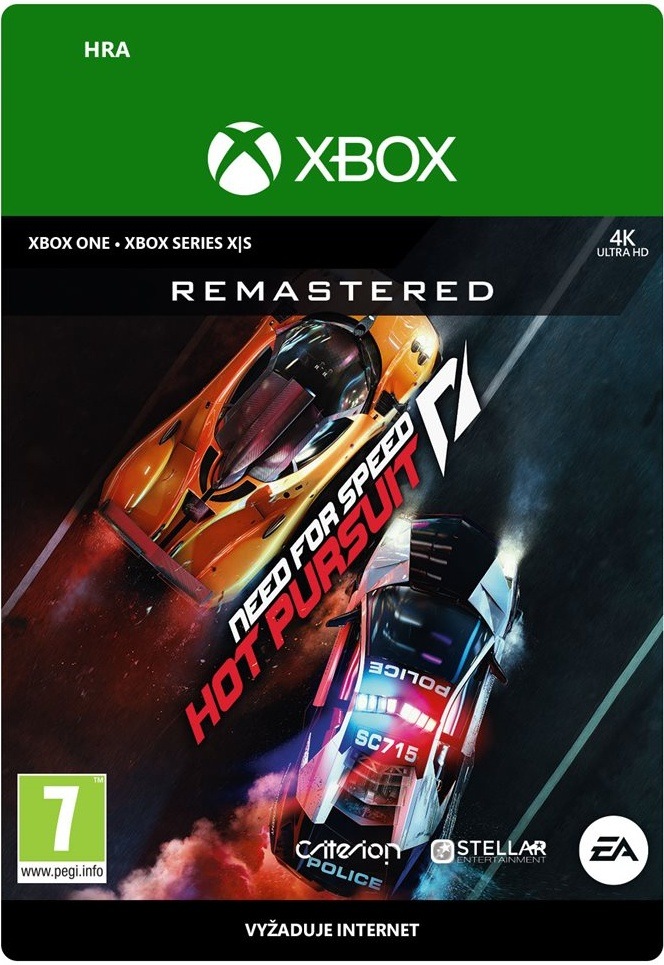 Need for Speed: Hot Pursuit Remastered – elektronická licence Xbox Series / Xbox One