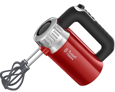RUSSELL HOBBS 25200-56 Retro Hand Mixer, červená
