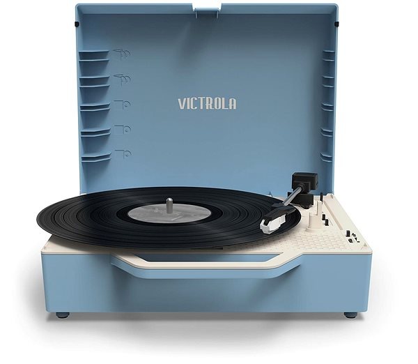 Gramofon Victrola VSC-725SB Re-Spin, modrý