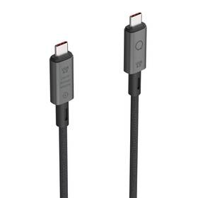 Kabel Linq byELEMENTS USB-C/USB-C, 240W, 0,3m (LQ48028) černý