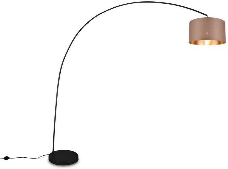 Stojací lampa TRIO Mansur - černá/zlatá