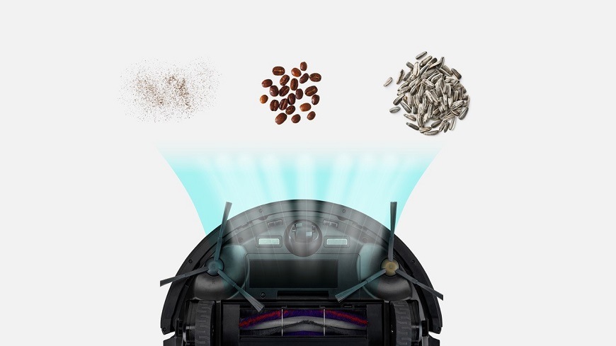 Robotický vysavač Hisense RVCLS144AB, černý, SmartPOWER motor