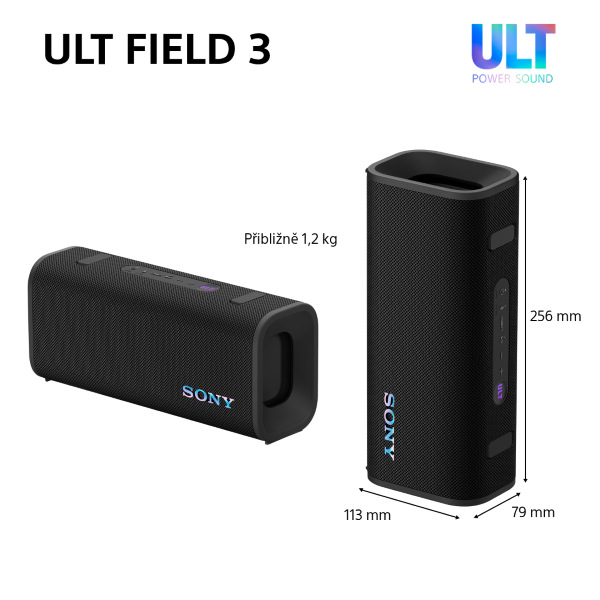 Přenosný reproduktor Sony ULT FIELD 3, bílý