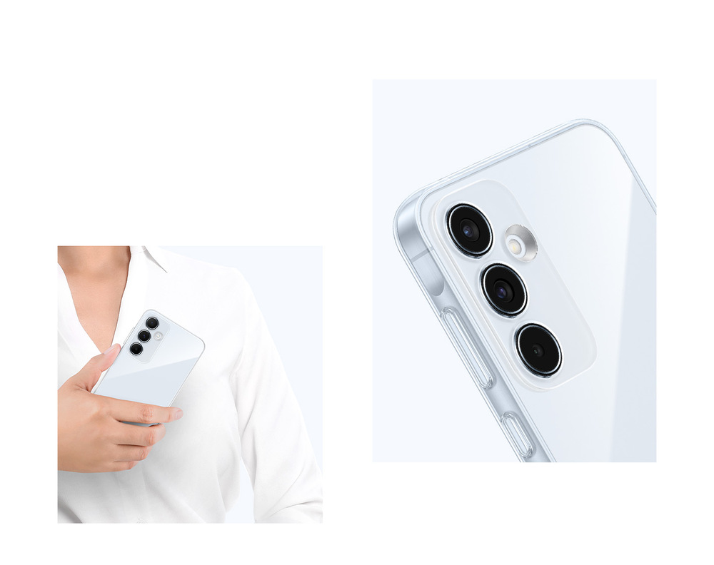 Kryt na mobil Samsung Galaxy A55 - průhledný