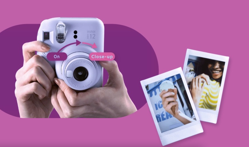 Fujifilm Instax mini 12, růžová 