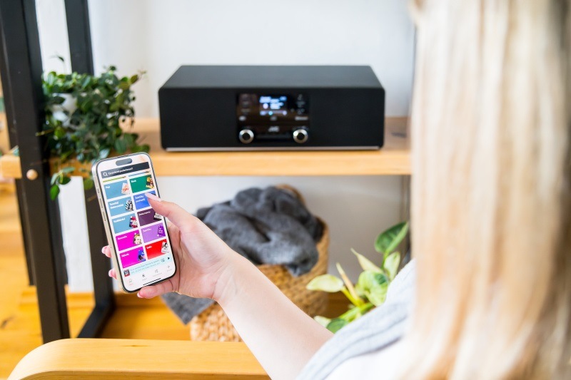 all-in-one systém jvc, internetové rádio