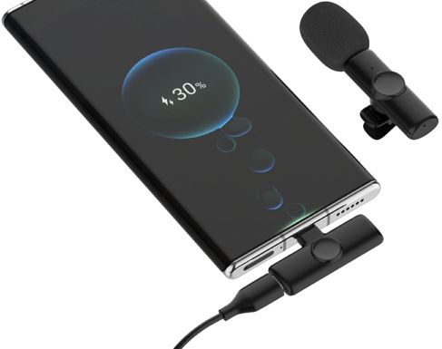 Soundeus Wireless Lavalier, USB-C, černá