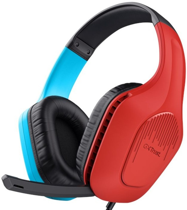 Trust GXT 416S ZIROX pro Nintendo Switch, červená/modrá