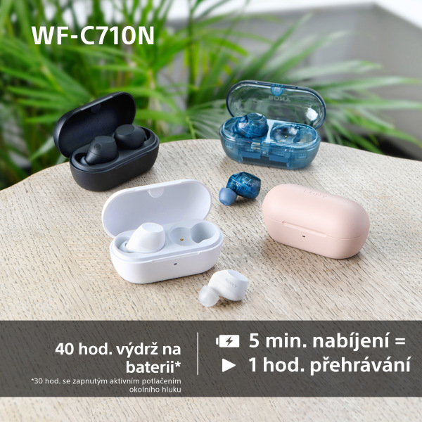 Sluchátka Sony WF-C710N Noise Cancelling - modrá